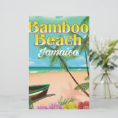 Papeterie Plage de Bamboo Jamaïque (Debout devant)