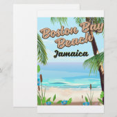 Papeterie Plage de Boston bay, Jamaïque (Devant / Derrière)