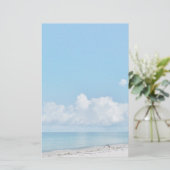 Papeterie Plage de sable blanc Stationnaire (Debout devant)