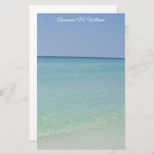 Papeterie Plage sur mesure (Devant / Derrière)