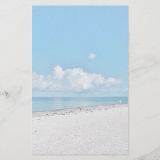 Papeterie Plage tropicale stationnaire (Devant)