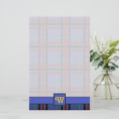 Papeterie Plaid Aux Tons Bijoux (Debout devant)