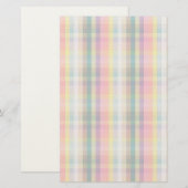 Papeterie Plaid écossais Abstrait (Devant / Derrière)