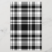 Papeterie Plaid noir et blanc (Devant)