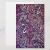 Papeterie Plain Paisley 3 (Devant / Derrière)