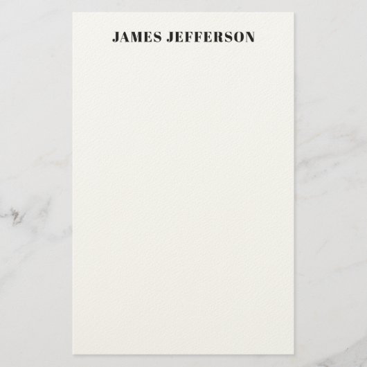 Papeterie Plaine minimaliste moderne tendance (Devant)