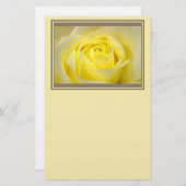 Papeterie Plan rapproché de rose jaune (Devant / Derrière)