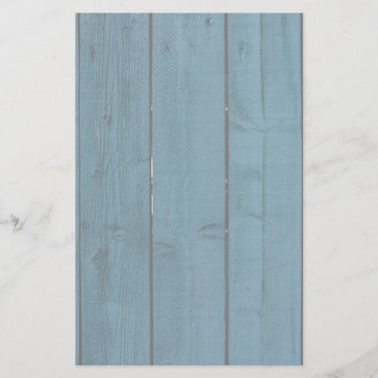 Papeterie Planches en bois peintes par bleu (Devant)