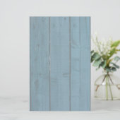 Papeterie Planches en bois peintes par bleu (Debout devant)