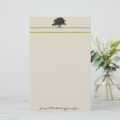 Papeterie Plantation de chêne en vert (Debout devant)