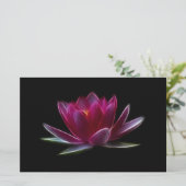 Papeterie Plante aquatique de fleur de Lotus (Debout devant)