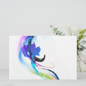 Papeterie Plaques de peinture de couleur de matin Abstraites (Debout devant)