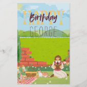 Papeterie Plat-Tasse Pique-Nique Personnalisé Désirs D'Anniv (Devant)