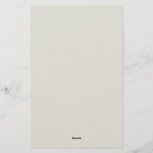 Papeterie Platinum Grey Minimalist Plain Legible Modern (Dos)