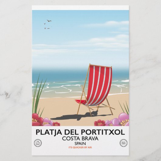 Papeterie Platja del Portitxol, Costa Brava, Espagne (Devant)