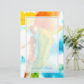 Papeterie Plume primaire - Aquarelles (Debout devant)