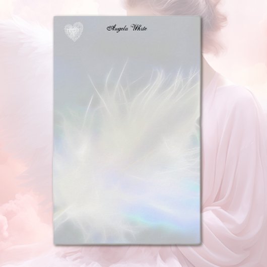 Papeterie Plumes d'ange et coeur !