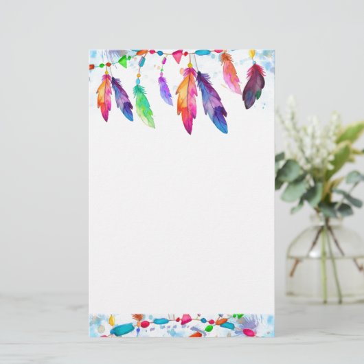 Papeterie Plumes et perles (Debout devant)