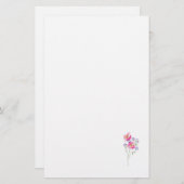 Papeterie Plutôt Whimsical Rose Floral (Devant / Derrière)