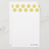 Papeterie Poids De Sable Beige Moderne Personnalisé (Devant / Derrière)