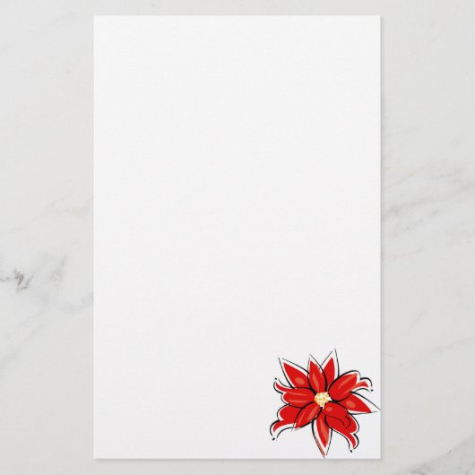 Papeterie Poinsettia (Devant)