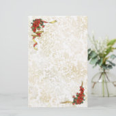 Papeterie Poinsettia Bells (Debout devant)