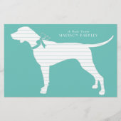 Papeterie Pointer Chien Chien Chiot Anglais Setter (Devant)