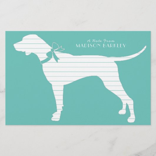 Papeterie Pointer Chien Chien Chiot Anglais Setter (Devant)