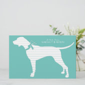 Papeterie Pointer Chien Chien Chiot Anglais Setter (Debout devant)