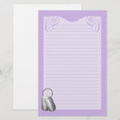 Papeterie Points des étiquettes de chien N (Devant / Derrière)