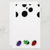 Papeterie Points Ladybug (Devant / Derrière)
