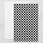 Papeterie Points noirs et blancs grands et petits (Devant / Derrière)