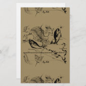 Papeterie Poissons Constellation Hevelius 1690 Décor (Devant / Derrière)