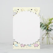 Papeterie Polkadot Pastel Sheep (Debout devant)