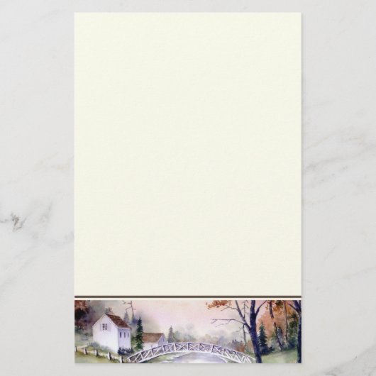 Papeterie Pont en forme de papier (Dos)