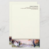 Papeterie Pont en forme de papier (Devant / Derrière)