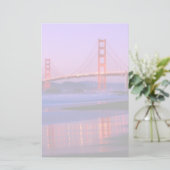 Papeterie Pont Golden Gate à Baker Beach au coucher du solei (Debout devant)