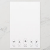 Papeterie Poodle Dog Design (Devant)