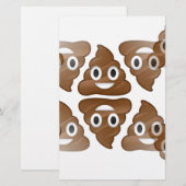 Papeterie poop emojis (Devant / Derrière)