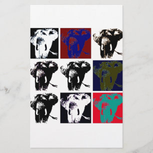 Papeterie Pop Art Elephants