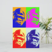 Papeterie Pop Art Gorille (Debout devant)