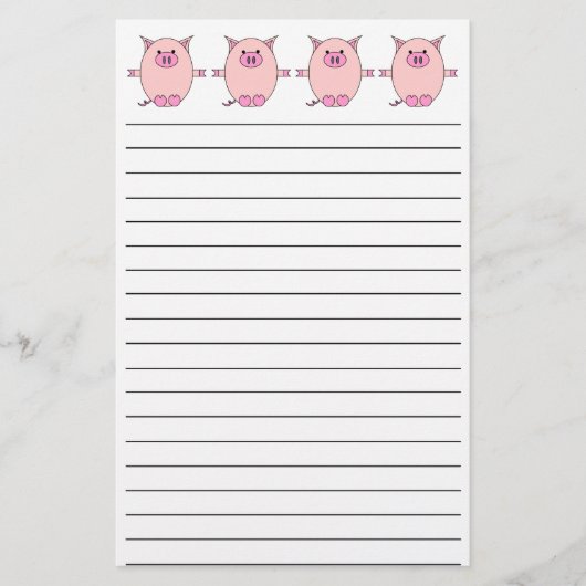 Papeterie porcine de puissance (Devant)