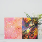 Papeterie PORTRAIT FLUTISTE / Mascarade vénitienne / (Debout devant)