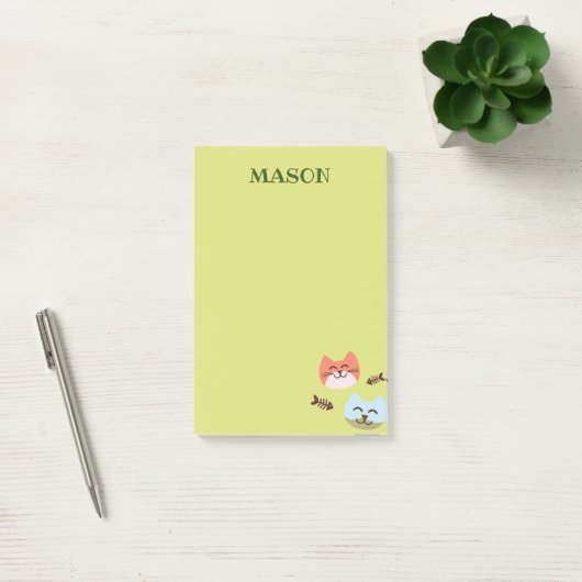 Papeterie Post-it notes Chat (Bureau)