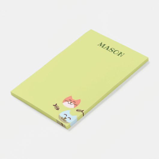 Papeterie Post-it notes Chat (Incliné)