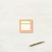 Papeterie Post-it Notes Lapin Mignon Orange (Sur un bureau)
