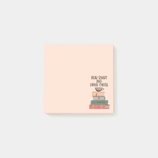 Papeterie Post-It Notes Lire des livres et boire d (Devant)