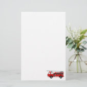 Papeterie Poste de camion d'incendie (Debout devant)