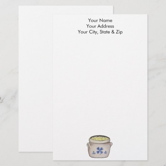 Papeterie Pot d'or (Devant / Derrière)