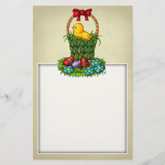 Papeterie Poulet de Pâques mignon (Devant)